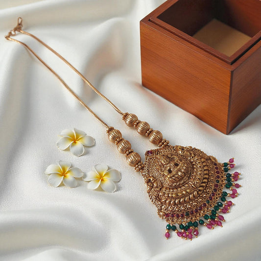 Divine Lakshmi Coin Pendant Set