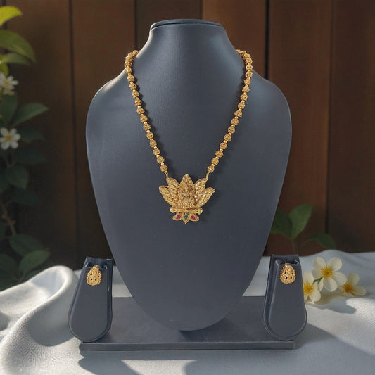 Reversible Lotus Heritage Necklace