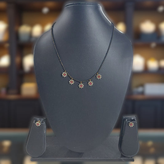 Floral Mangalsutra Set
