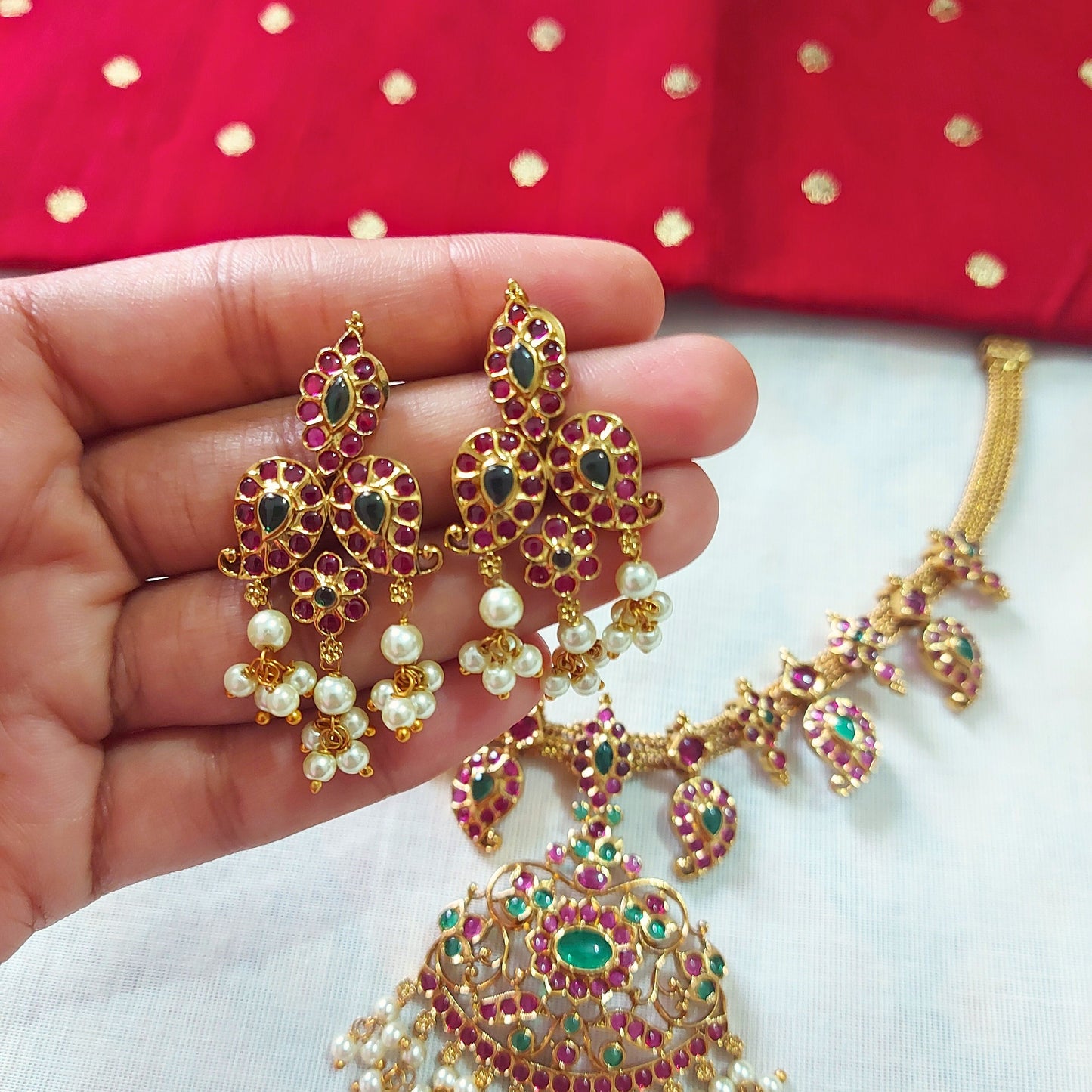 Amarathna Premium Necklace Set