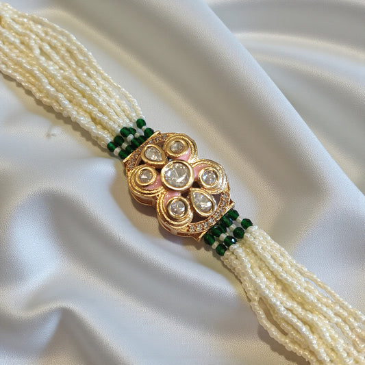 Kundan Beaded Bracelet – Design 3