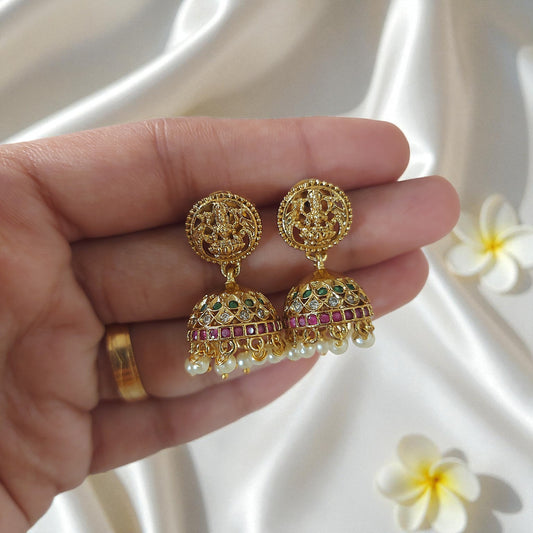 Lakshmi Pendant Necklace Set