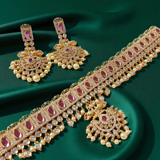Ruby Majesty Choker Set