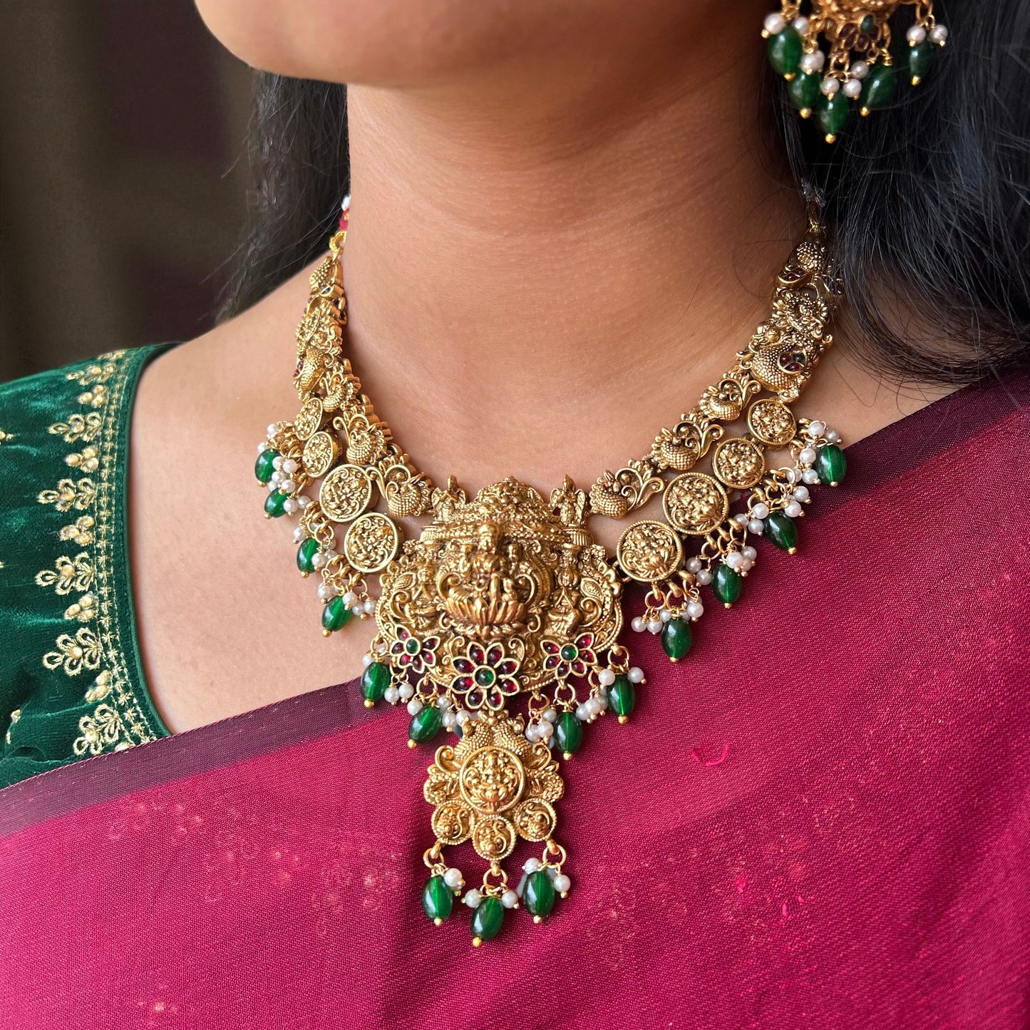 Gajalakshmi Necklace