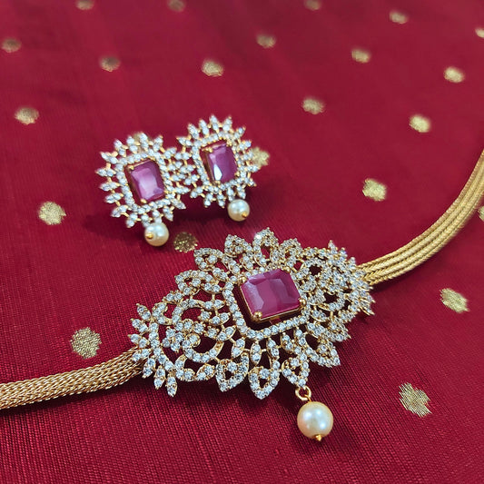 Interchangeable Stone Choker Set