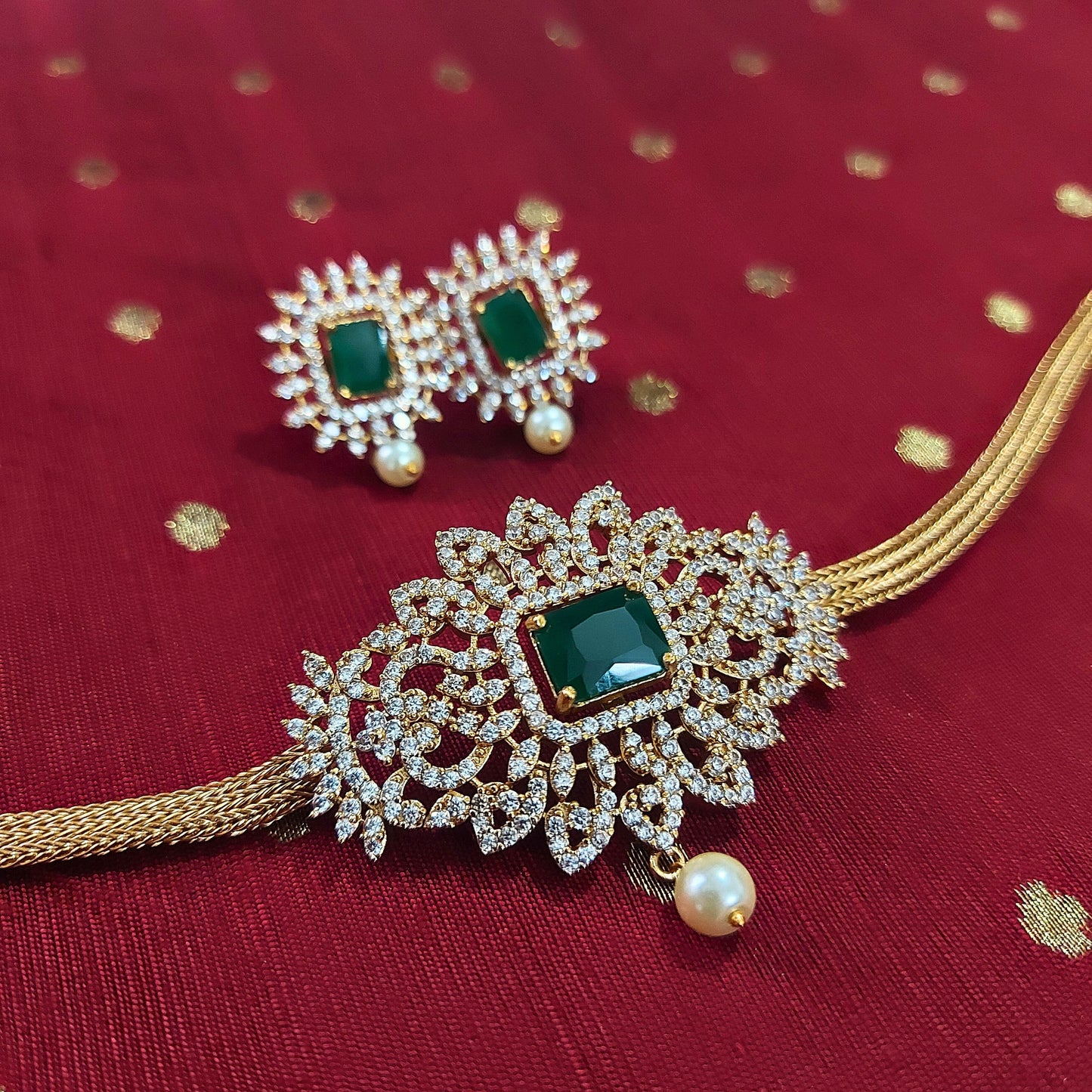 Interchangeable Stone Choker Set