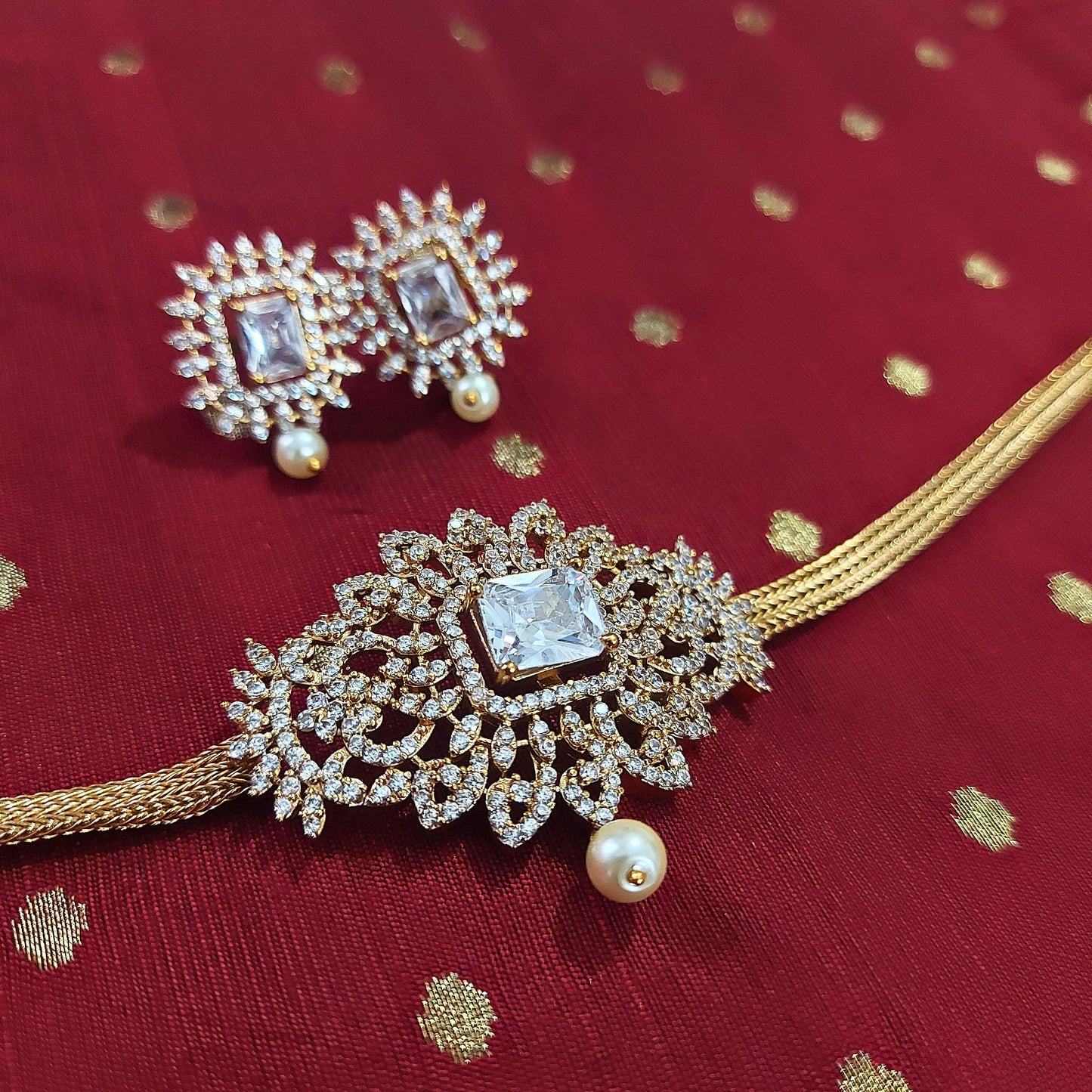 Interchangeable Stone Choker Set