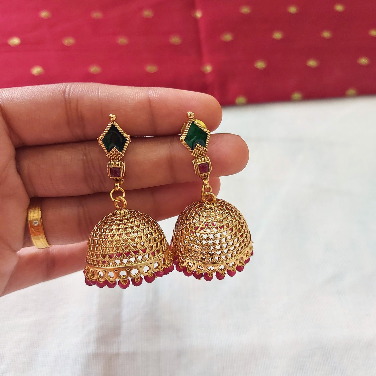 Palakka Jhumkas