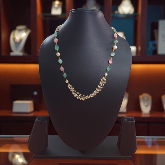 Pastel Beaded Pearl Chain