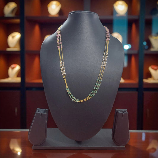 Multi-Color Layered Bead Chain