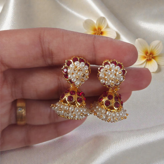 Pearl Jhumkas