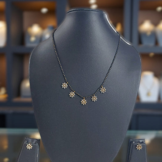 Floral Mangalsutra Set