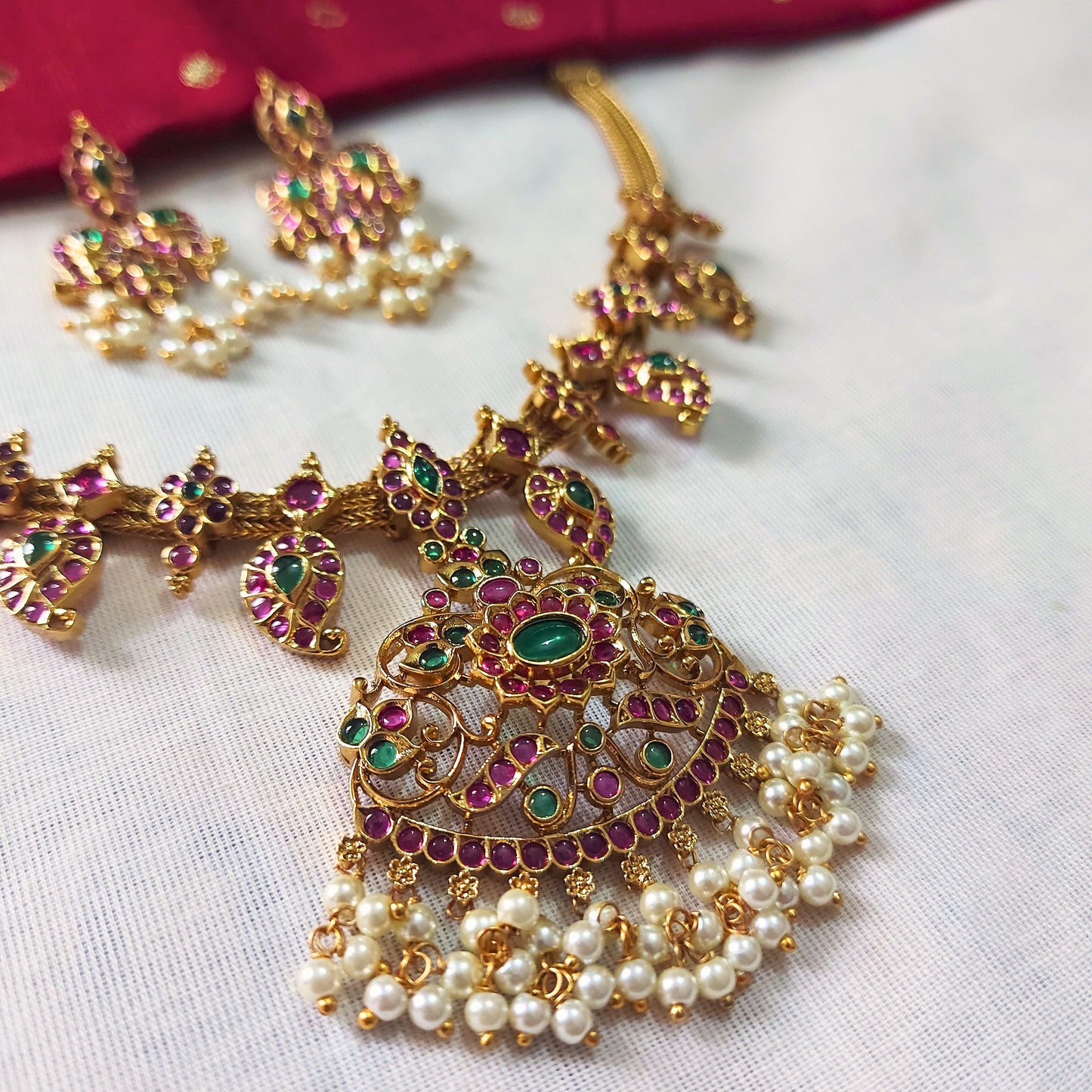 Amarathna Premium Necklace Set