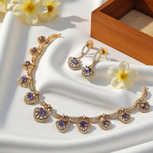 Amara AD Necklace Set