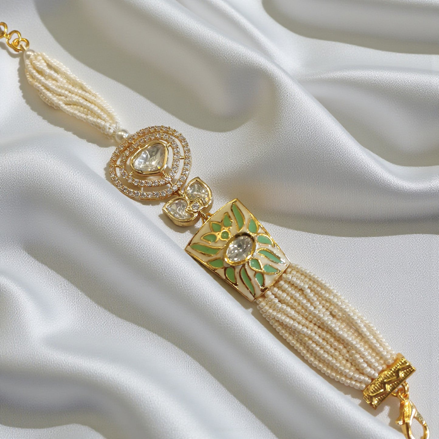Kundan Beaded Bracelet – Design 2