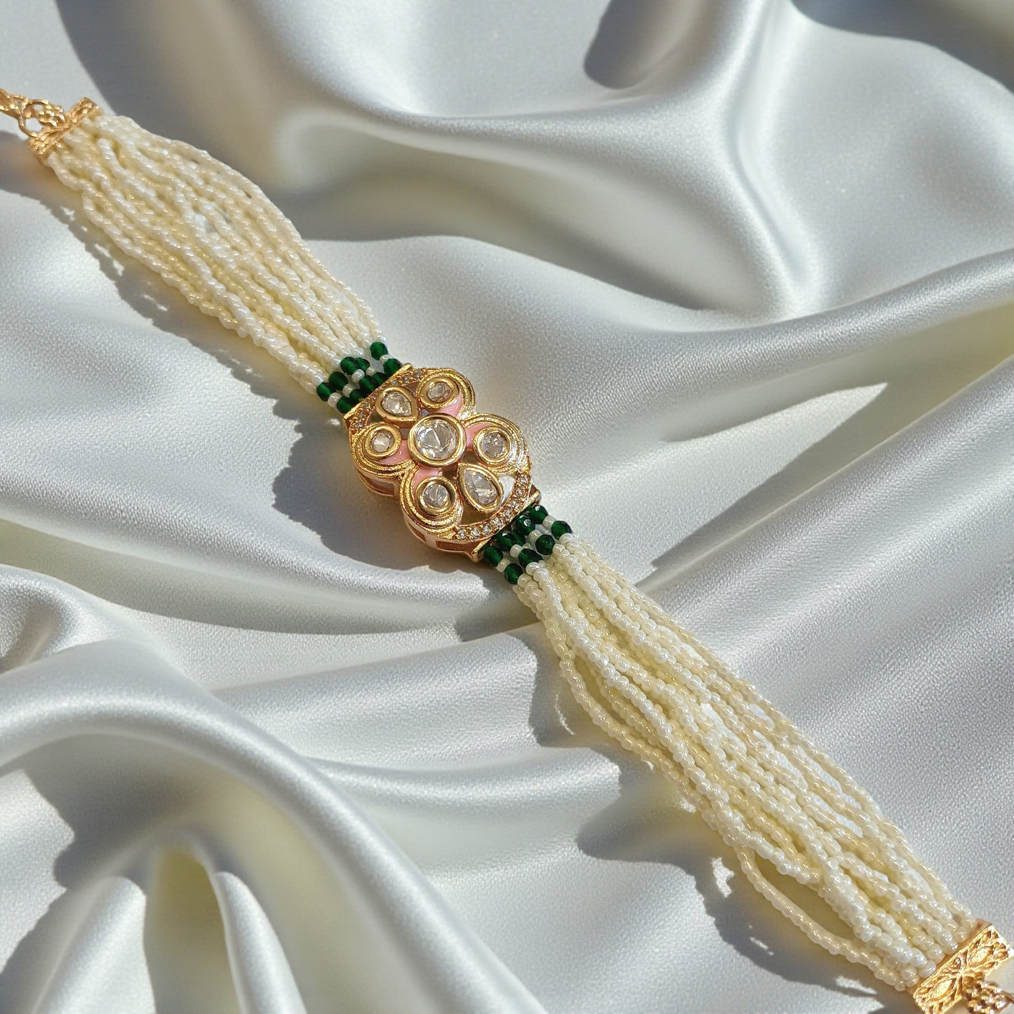 Kundan Beaded Bracelet – Design 3