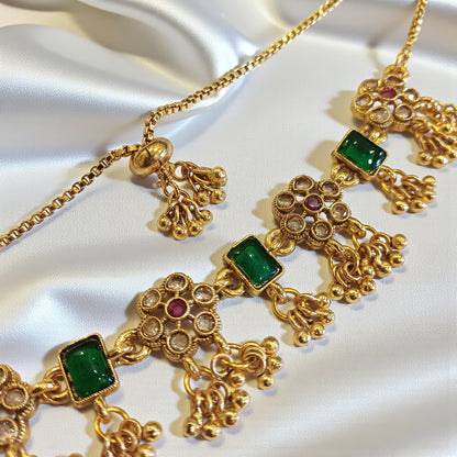 Temple Work Cluster Bracelet