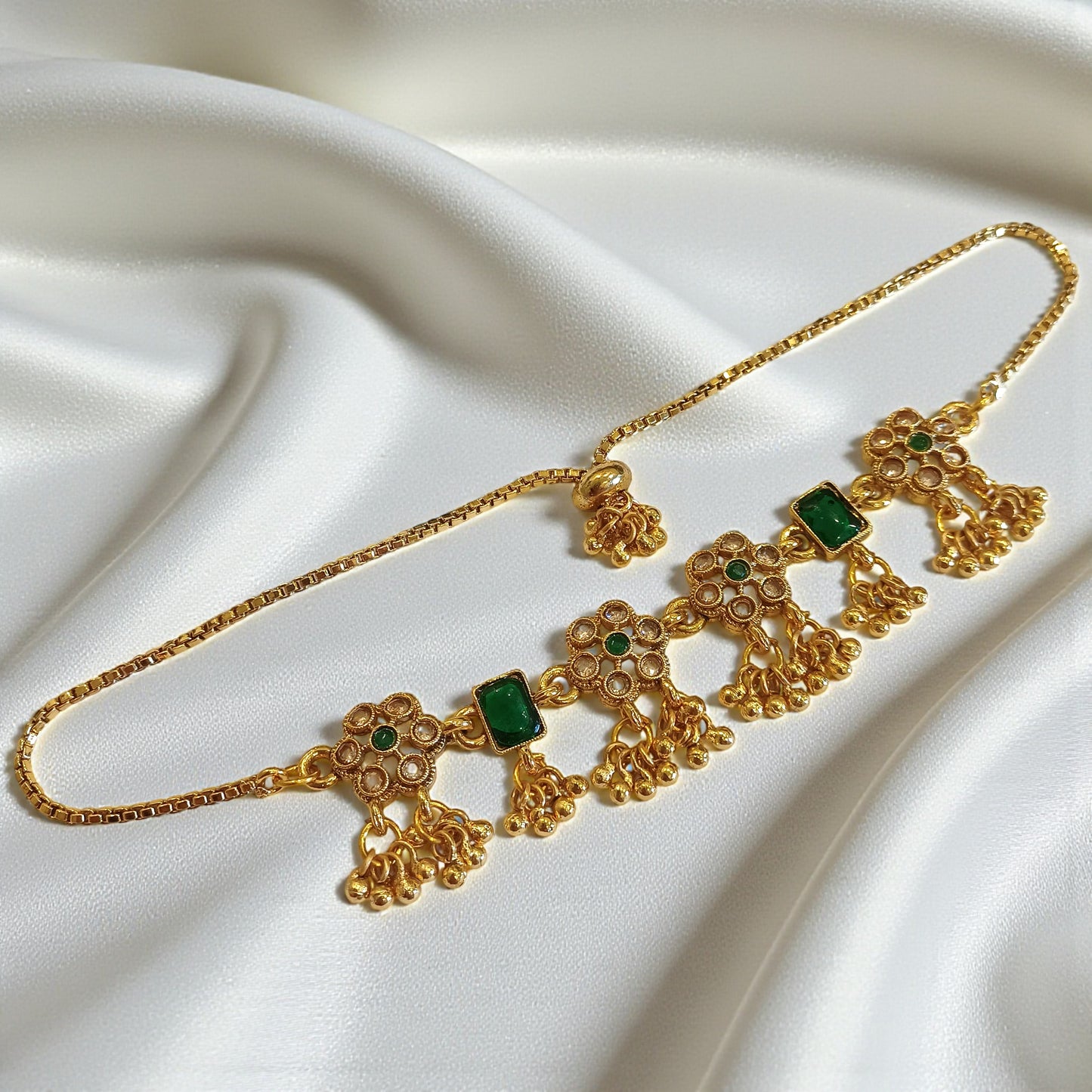 Temple Work Cluster Bracelet