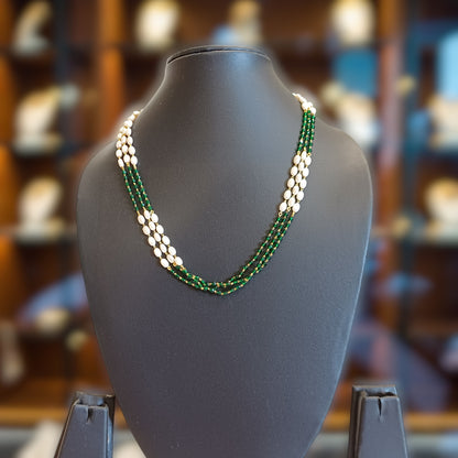 Emerald Pearl Layers Chain
