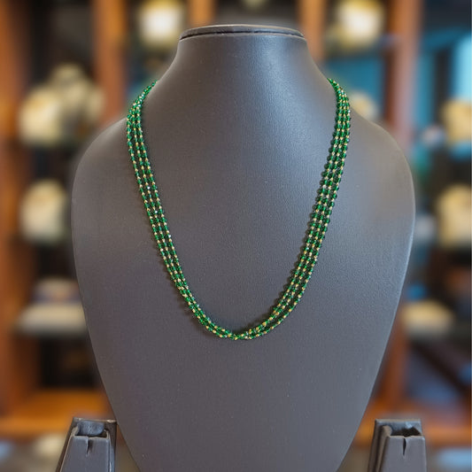Emerald Bead Strings