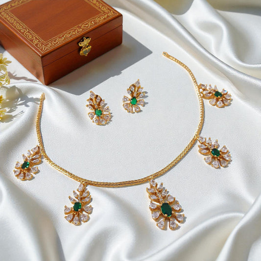 Radiant Blossom Necklace Set