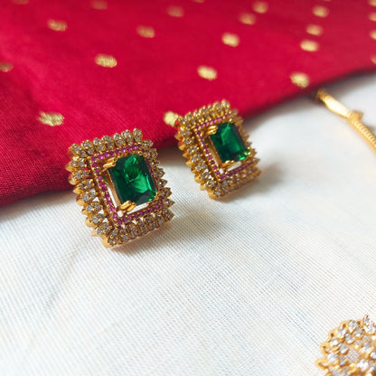 Emerald Majesty Necklace Set