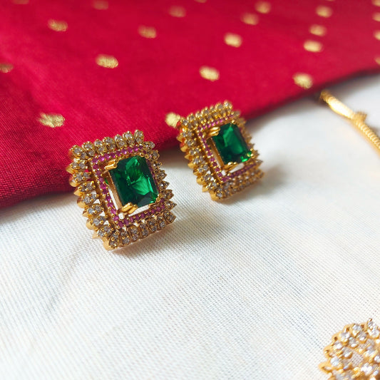 Emerald Majesty Necklace Set