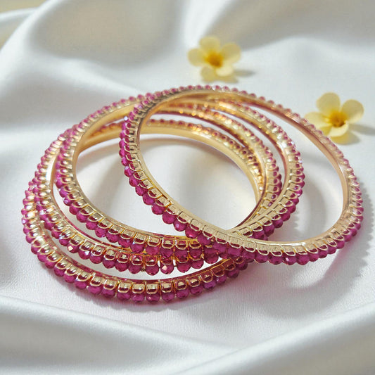 Ruby Glow Bangles