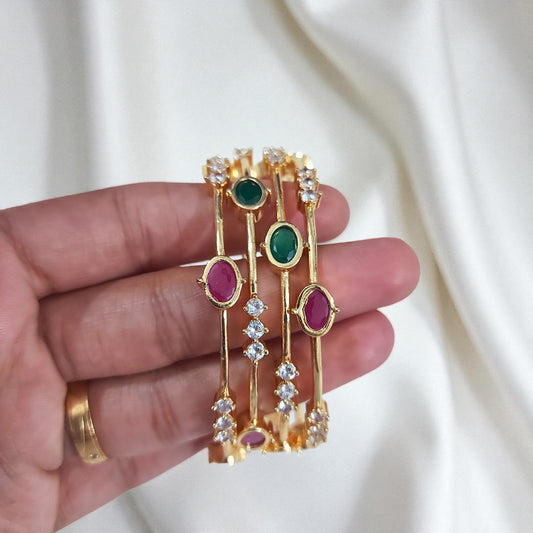 Regal Aura Bangles - Pair
