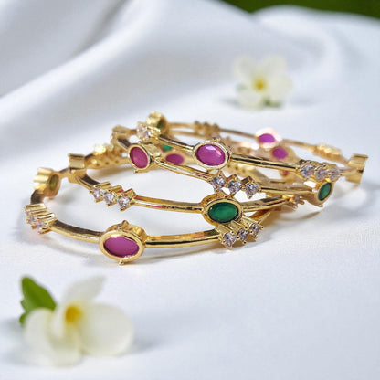 Regal Aura Bangles - Pair