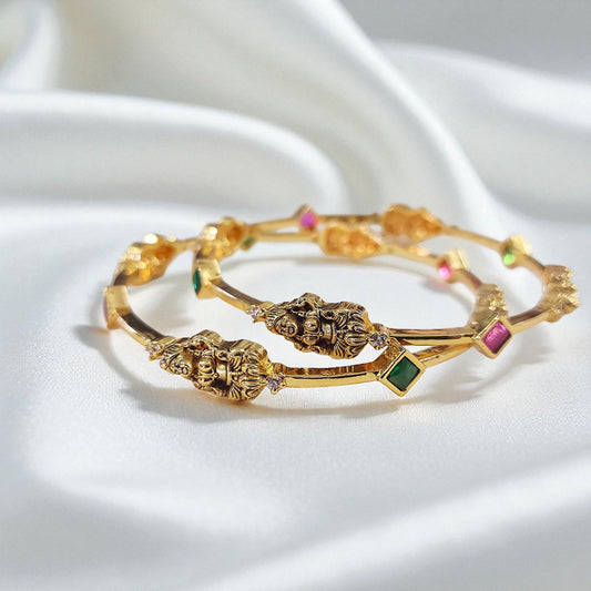 Lakshmi Charm Bangles - Set of 2