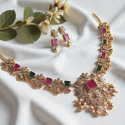 Amarathna Premium Necklace Set