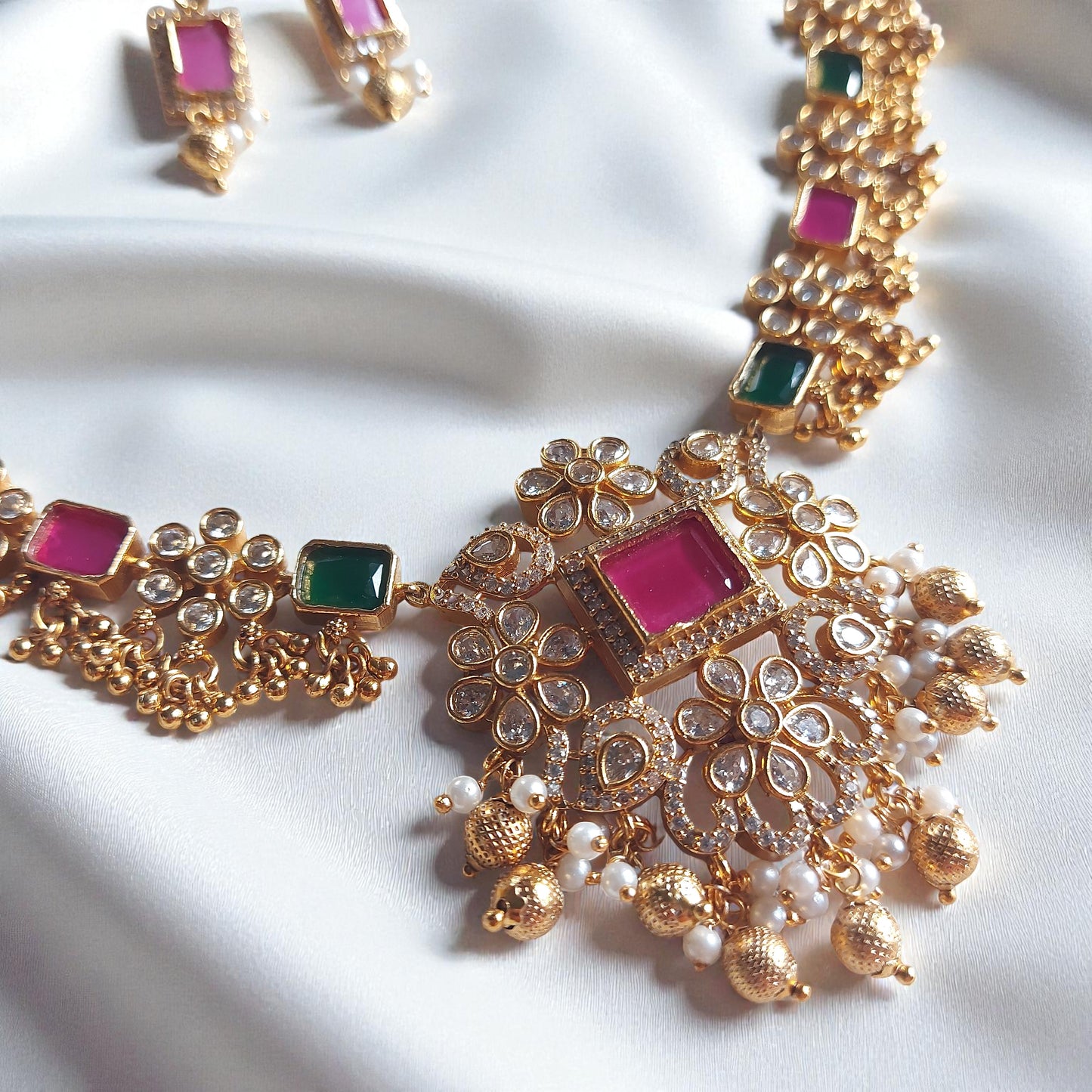 Amarathna Premium Necklace Set