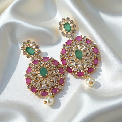 Emerald Glow Necklace Set