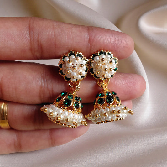 Pearl Jhumkas