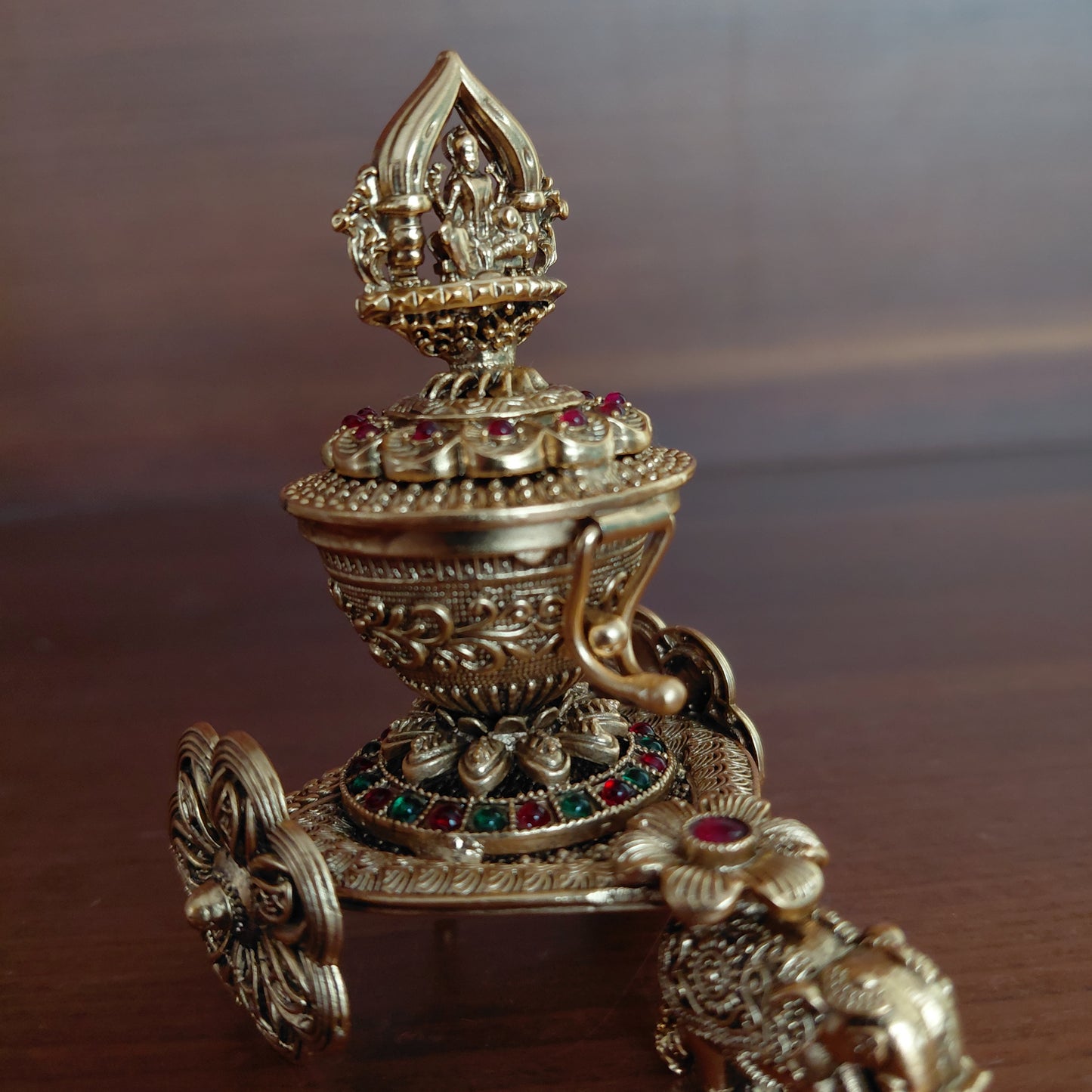 Elephant Cart Kumkum Box
