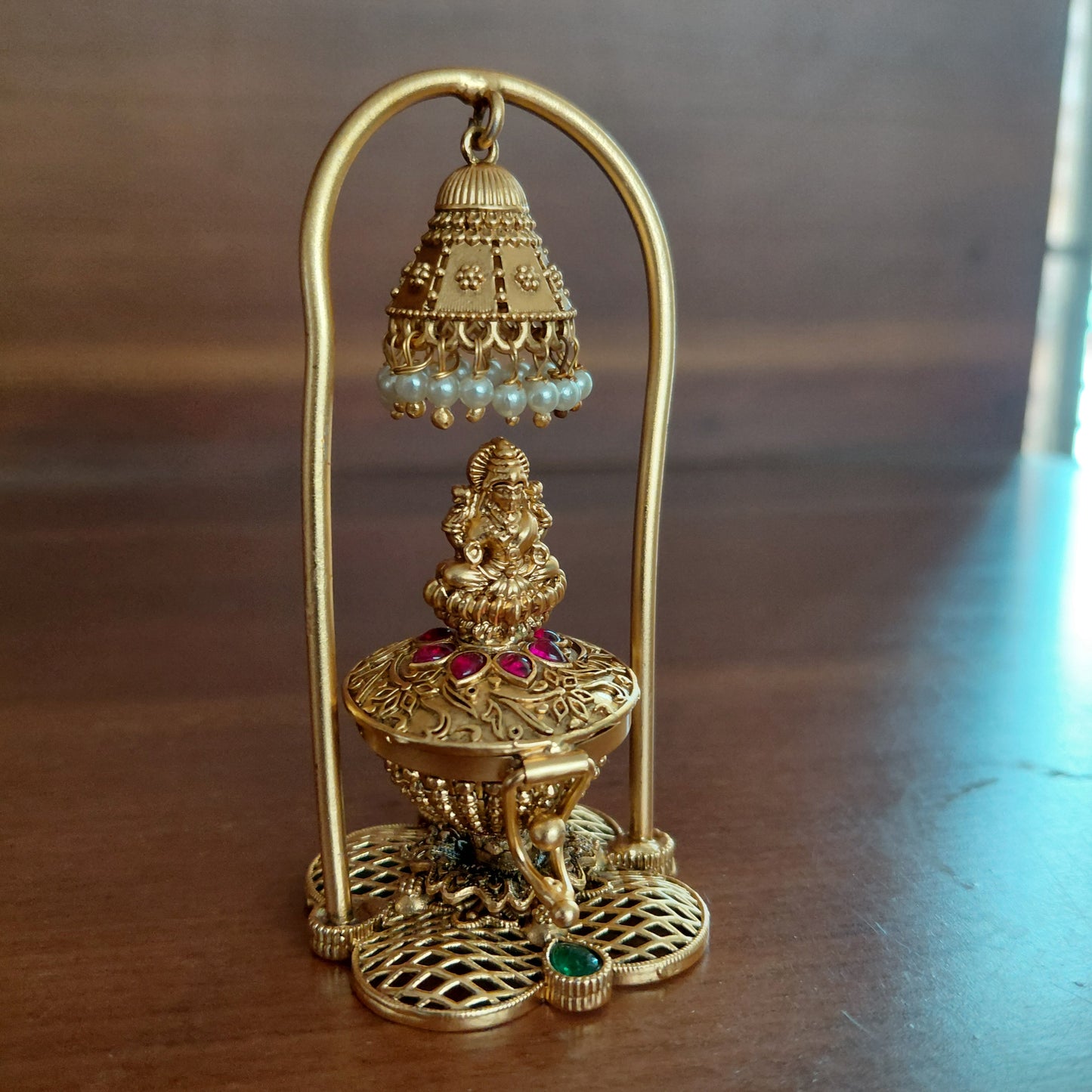 Hanging Bell Lakshmi Kumkum Box