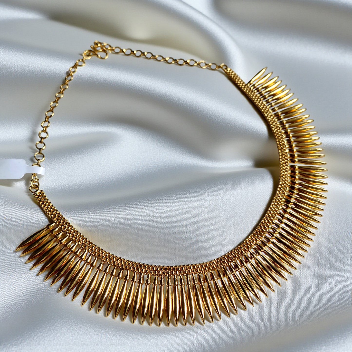 Gold-Plated Short Mullamottu Necklace