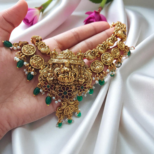 Gajalakshmi Necklace