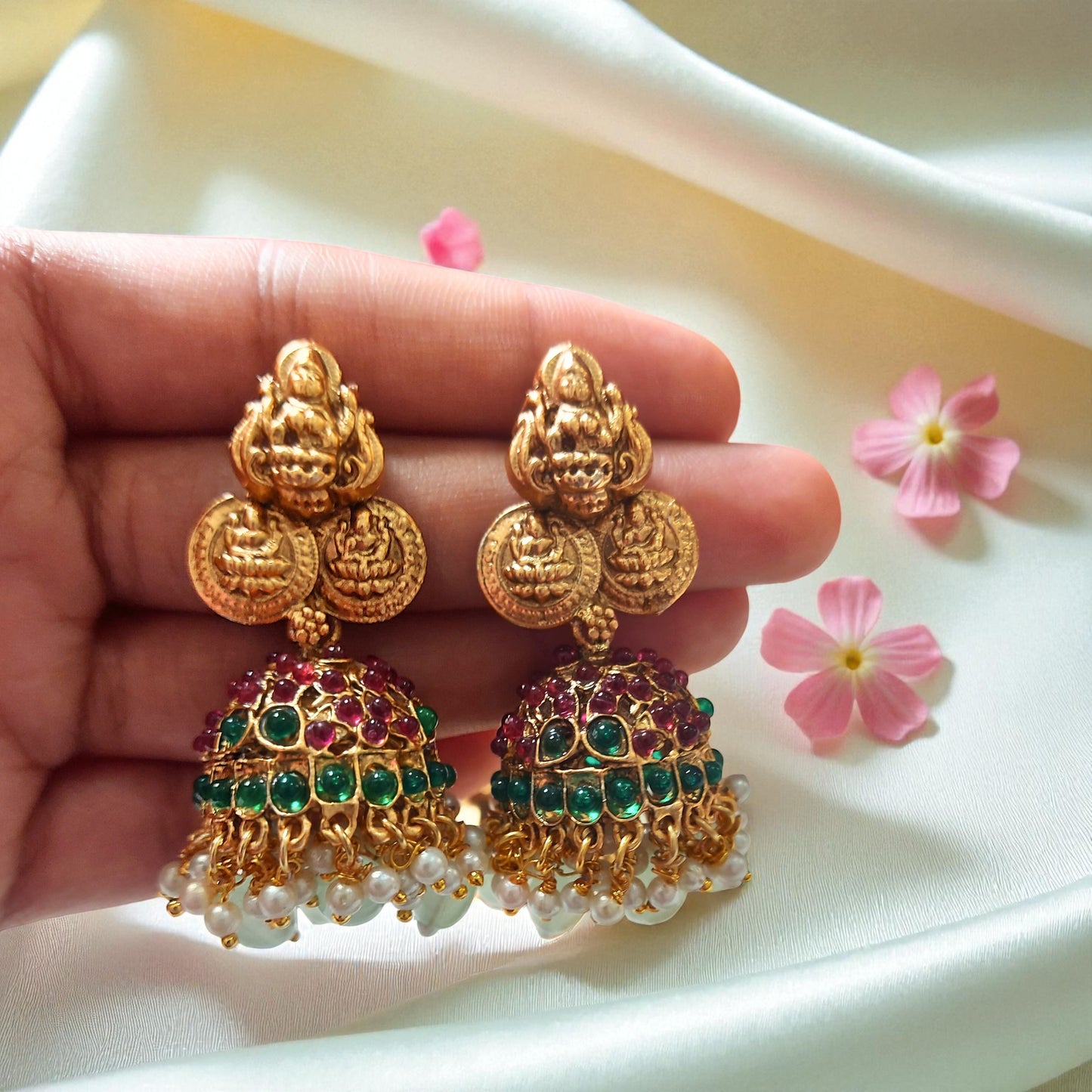 Gajalakshmi Temple Necklace Set
