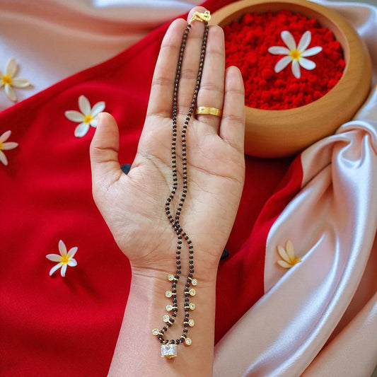 Solitaire Charm Mangalsutra